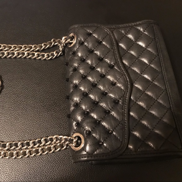 Rebecca Minkoff Black Quilted Affair Mini Bag - Picture 3 of 5